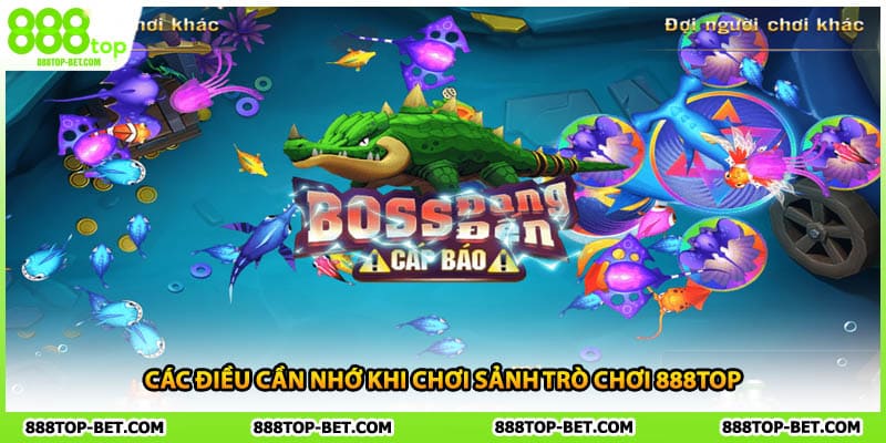 Các điều cần nhớ khi chơi sảnh trò chơi 888TOP