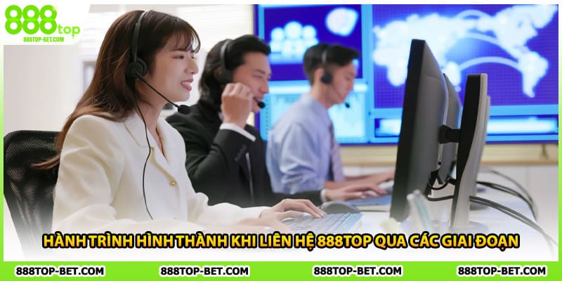 Hành trình hình thành khi liên hệ 888TOP qua các giai đoạn